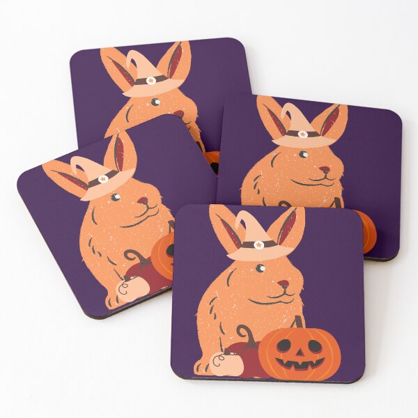 Aperçu de l'œuvre Lapin citrouille mignon créée et vendue par AnulaArt.