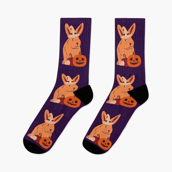 Item preview, Cute Pumpkin Rabbit designed and sold by AnulaArt.