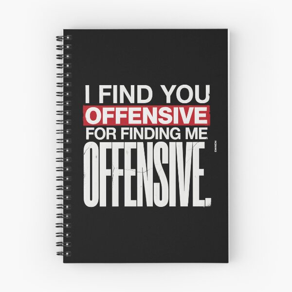 Item preview, Find You Offensive For Finding Me Offensive - Eminem Lyric Quote designed and sold by Enea Kelo.