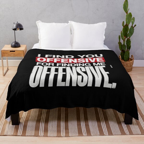 Item preview, Find You Offensive For Finding Me Offensive - Eminem Lyric Quote designed and sold by Enea Kelo.