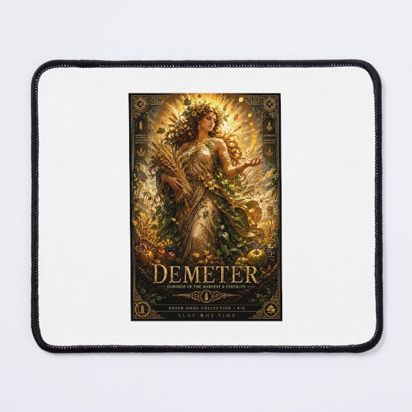 Item preview, Demeter – Goddess of the Harvest & Fertility | Greek Gods Collection #12 | Mythology Art Poster designed and sold by SLAYTHESPACE.