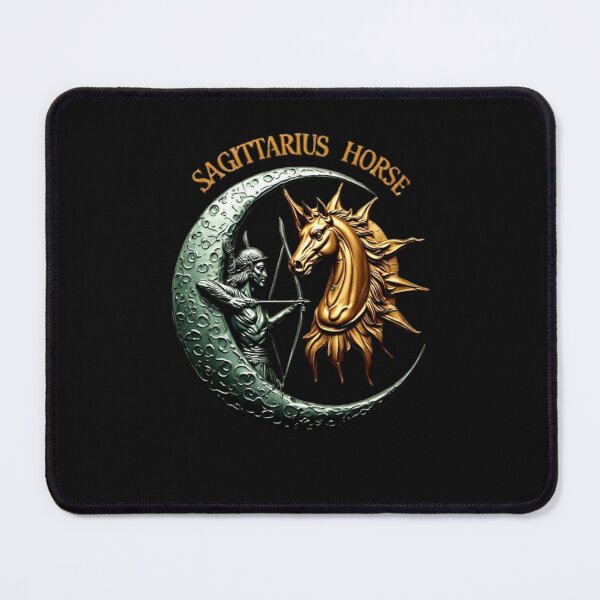 Item preview, Sagittarius & Horse Celestial Vintage Enamel Sign | Luxury Zodiac Art designed and sold by Shift-Bloom.
