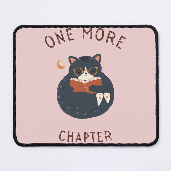 Item preview, One More Chapter – Sleepy Reading Cat designed and sold by FusionOfTrends.