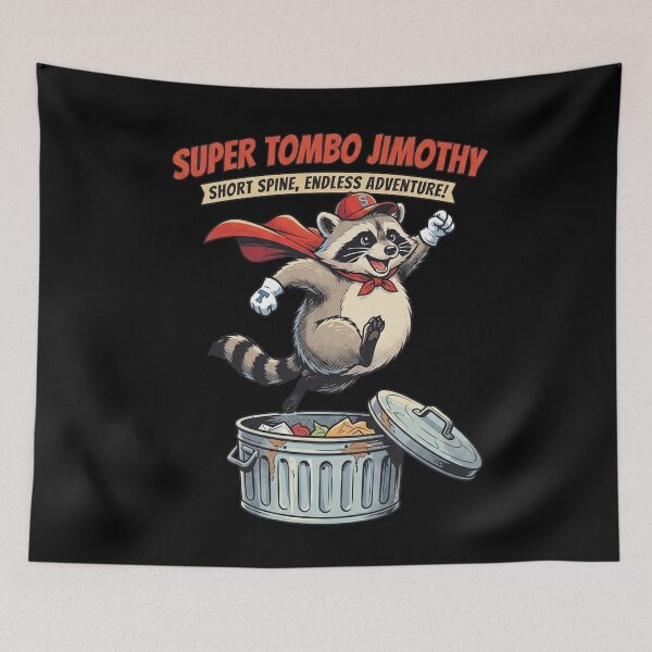 Item preview, Super Tombo Jimothy Funny Raccoon  Superhero designed and sold by DamianRoy88.