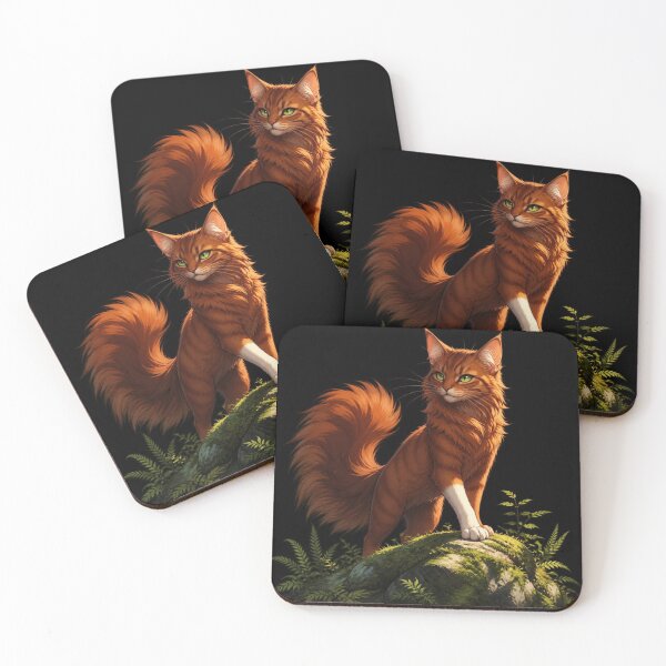 Item preview, Squirrelflight Warrior Cats Fire Spirit Anime Illustration designed and sold by Broken143.