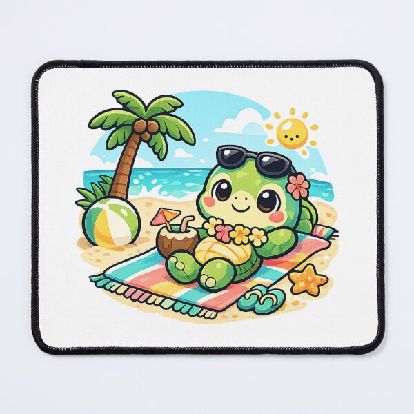Item preview, Chilling Turtle Summer Beach designed and sold by M.Store.