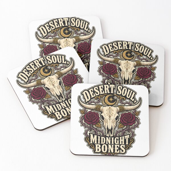 Item preview, Desert Soul Midnight Bones Longhorn Skull designed and sold by Lobory.