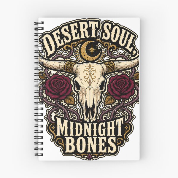 Item preview, Desert Soul Midnight Bones Longhorn Skull designed and sold by Lobory.