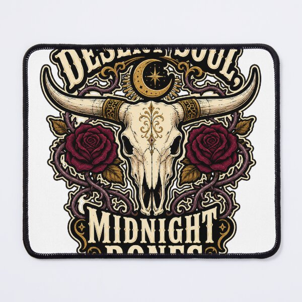 Item preview, Desert Soul Midnight Bones Longhorn Skull designed and sold by Lobory.