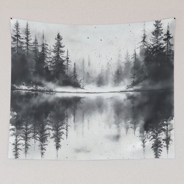 Item preview, Silent Alpine Reflection designed and sold by ONYX Pixee.
