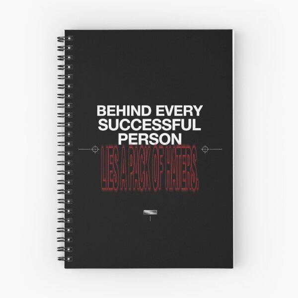 Item preview, Behind Every Successful Person Lies A Pack Of Haters - Eminem Quote designed and sold by Enea Kelo.