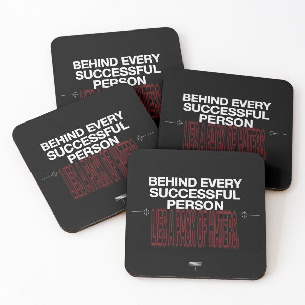 Item preview, Behind Every Successful Person Lies A Pack Of Haters - Eminem Quote designed and sold by Enea Kelo.