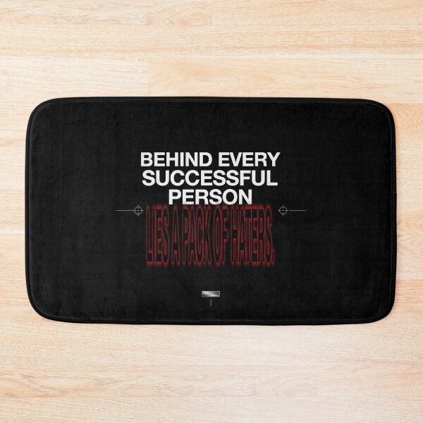 Item preview, Behind Every Successful Person Lies A Pack Of Haters - Eminem Quote designed and sold by Enea Kelo.