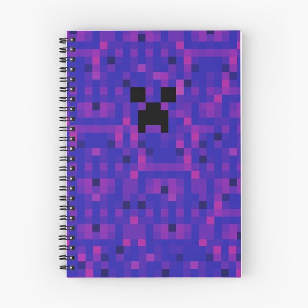 Item preview, Blue blocky gaming pattern creeper minecrafter designed and sold by Infdesigner.