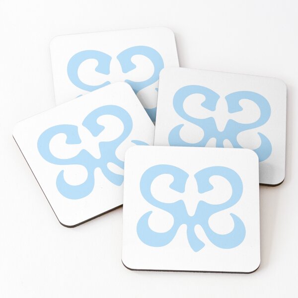 Item preview, Hearts 2 Hearts Blue Symbol - Y2K Minimalist Emblem designed and sold by moamaxshop.
