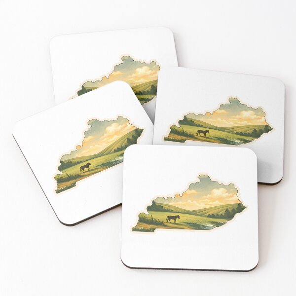 Item preview, Kentucky State Map Watercolor designed and sold by ChemicalXShop.