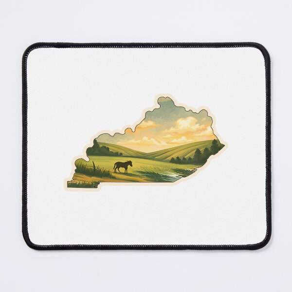 Item preview, Kentucky State Map Watercolor designed and sold by ChemicalXShop.