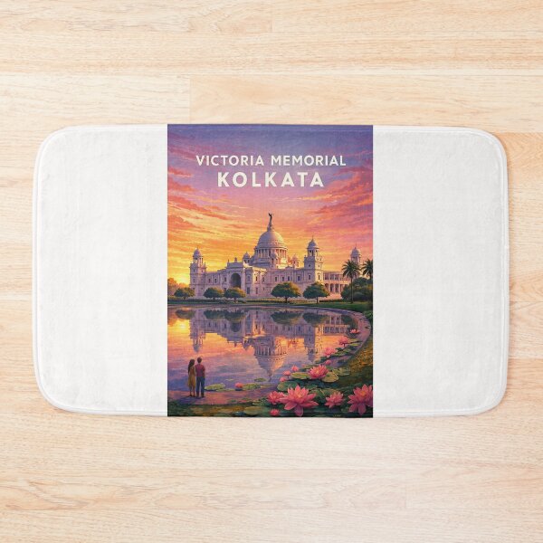 Item preview, Victoria Memorial Kolkata at Golden Sunset designed and sold by Places On Earth.