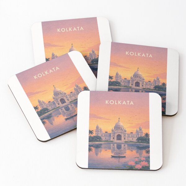 Item preview, Kolkata Victoria Memorial Lotus Lake Reflection designed and sold by Places On Earth.