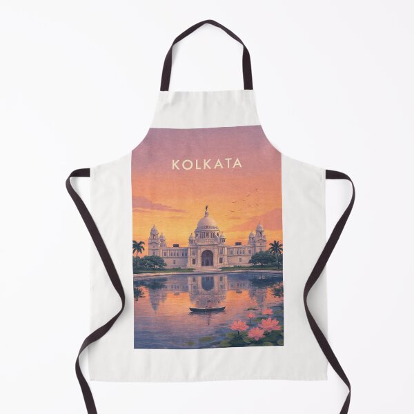 Item preview, Kolkata Victoria Memorial Lotus Lake Reflection designed and sold by Places On Earth.