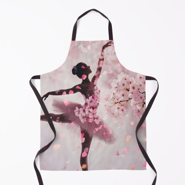 Item preview, Sakura Ballet Dancer – Cherry Blossom Floral Art Print | Elegant Pink Spring Wall Art designed and sold by DreamyWallVibes.