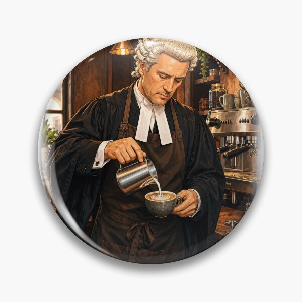 Item preview, Barrister Barista designed and sold by FyreHorse Designs.