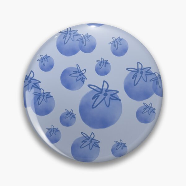 Item preview, Seamless pattern of blueberries designed and sold by Girlofplanetoid.