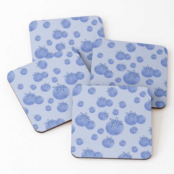 Item preview, Seamless pattern of blueberries designed and sold by Girlofplanetoid.
