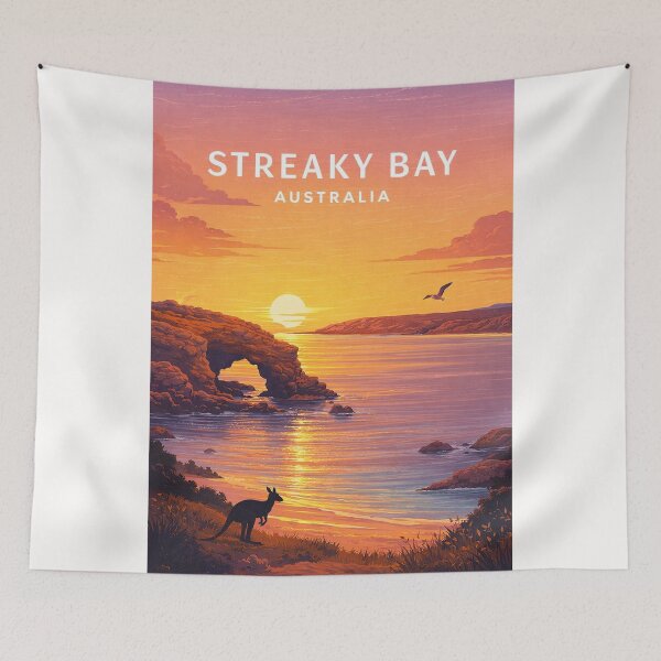 Item preview, Streaky Bay South Australia Sunset Coast designed and sold by Places On Earth.