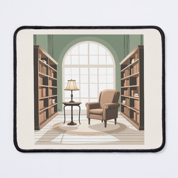 Item preview, Cozy Library Reading Nook designed and sold by TrendMorphic.