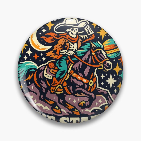 Item preview, Ride Beyond The Stars Cosmic Cowboy Skeleton designed and sold by Lobory.