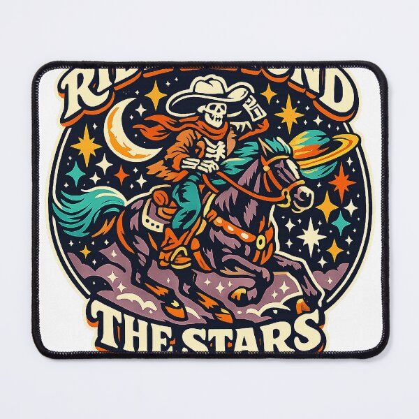 Item preview, Ride Beyond The Stars Cosmic Cowboy Skeleton designed and sold by Lobory.
