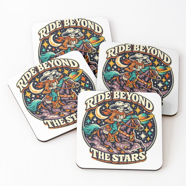 Item preview, Ride Beyond The Stars Cosmic Cowboy Skeleton designed and sold by Lobory.