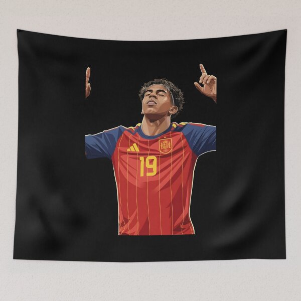 Item preview, Lamine yamal vector illustration designed and sold by Rusdiii.