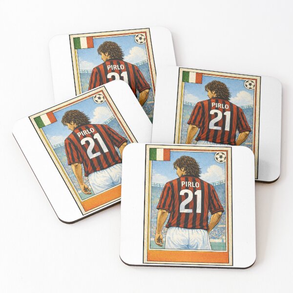Item preview, Il Metronomo - Retro Pirlo AC Milan shirt. designed and sold by Tony Panini Retro.