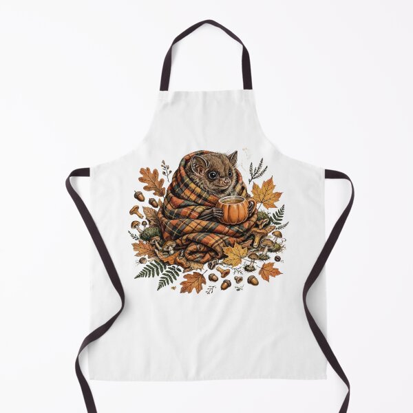 Item preview, Cozy Autumn Bat Pumpkin Mug Fall Leaves Cottagecore Goblincore Bat designed and sold by Neurospicy Trolls.