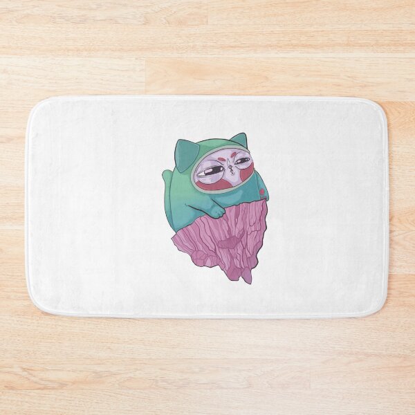 Item preview, Magic Cat Cute Teal Green Floating Astronaut Cosmic Design designed and sold by SpaceRadioer.