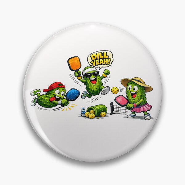 Item preview, DILL YEAH! Pickles on Fire - Pickleball Club designed and sold by Poppflix-TM.