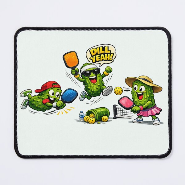 Item preview, DILL YEAH! Pickles on Fire - Pickleball Club designed and sold by Poppflix-TM.