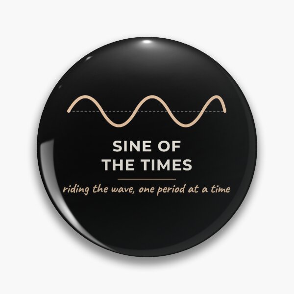 Item preview, Sine Of The Times Minimalist Math Typography designed and sold by The Cozy Design Studio.