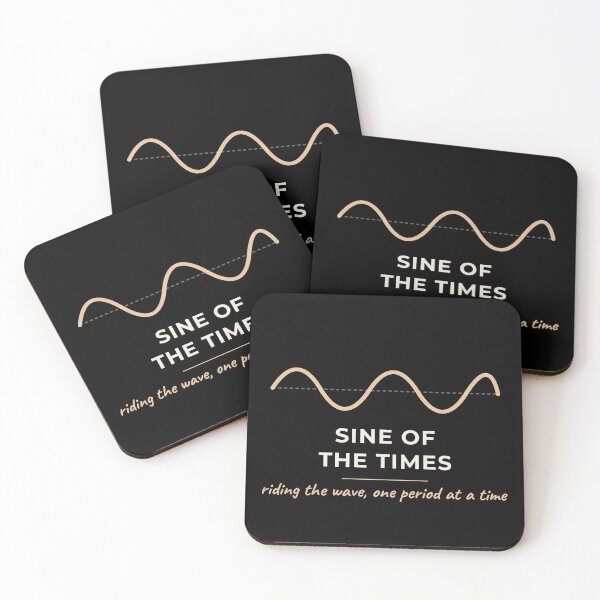 Item preview, Sine Of The Times Minimalist Math Typography designed and sold by The Cozy Design Studio.
