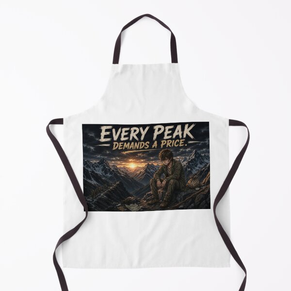 Item preview, Every Peak Demands a Price – Mountain Survival Motivation | Dark Adventure Graphic designed and sold by UrbanEchoHub.