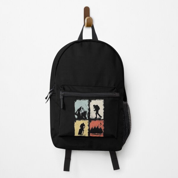 Item preview, Retro Hiking Adventure Silhouette – Vintage Outdoor Explorer Design designed and sold by Palette & Hue.