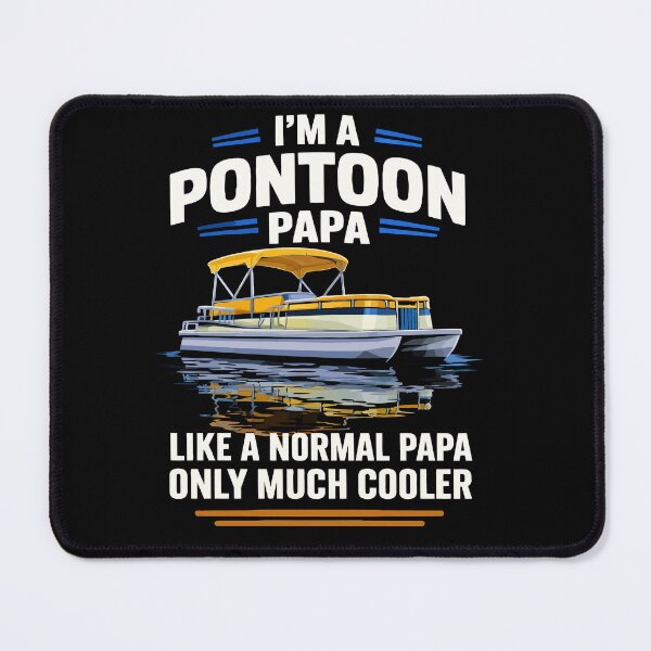 Item preview, I'm A Pontoon Grandpa Only Much Cooler - Funny Pontoon Boat Retro Art designed and sold by BendyBeasts.