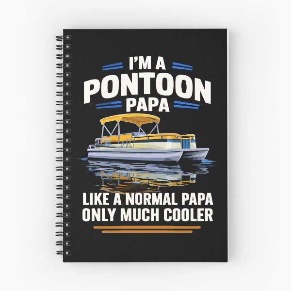 Item preview, I'm A Pontoon Grandpa Only Much Cooler - Funny Pontoon Boat Retro Art designed and sold by BendyBeasts.