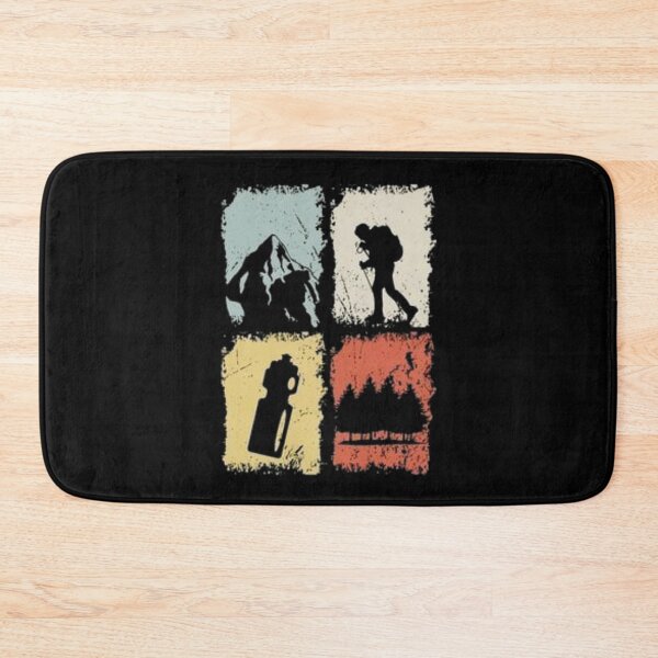Item preview, Retro Hiking Adventure Silhouette – Vintage Outdoor Explorer Design designed and sold by Palette & Hue.
