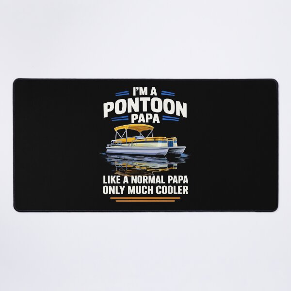 Item preview, I'm A Pontoon Grandpa Only Much Cooler - Funny Pontoon Boat Retro Art designed and sold by BendyBeasts.