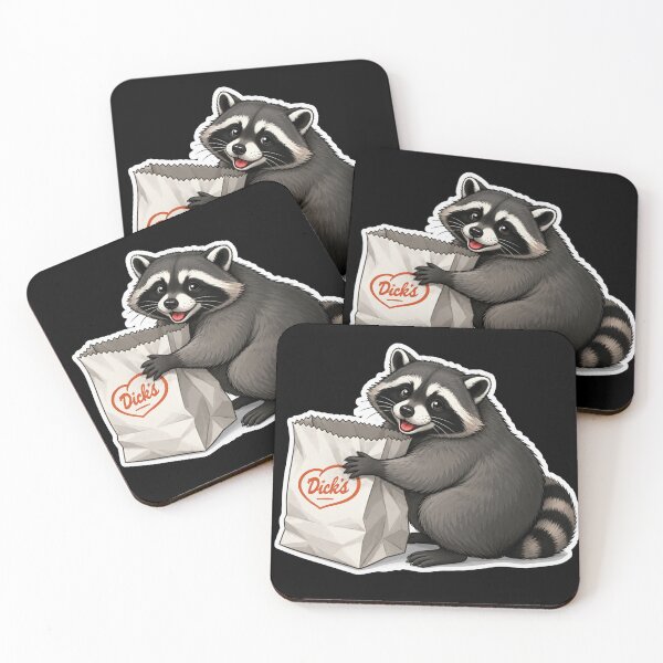 Item preview, Jimothy Raccoon - Spine Syndrome Raccoon designed and sold by PatternFly.