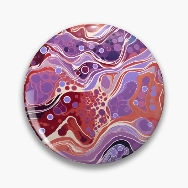Item preview, Aboriginal Inspired Dot Art - Dreamtime Flow Abstract designed and sold by GrinGalore.