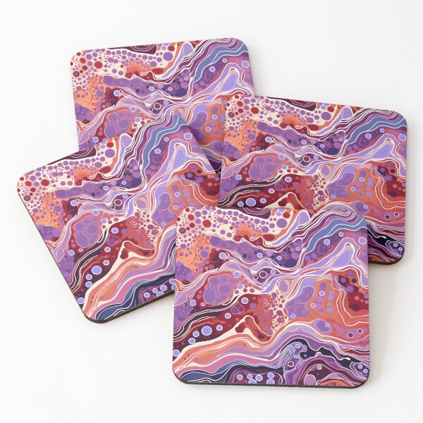 Item preview, Aboriginal Inspired Dot Art - Dreamtime Flow Abstract designed and sold by GrinGalore.